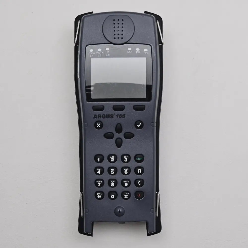 Intec Argus 165 rear label showing model number and serial information