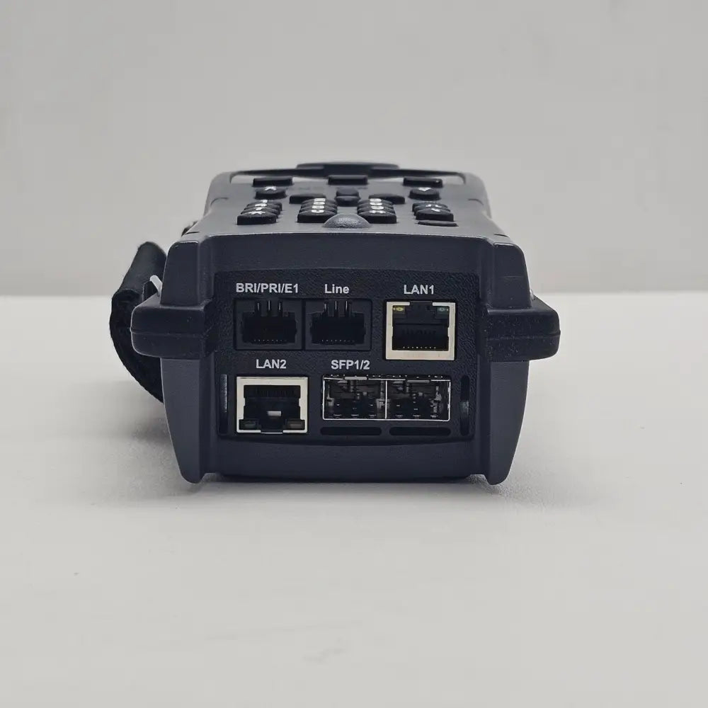Intec Argus 166 showing ADSL Annex B test interface on display