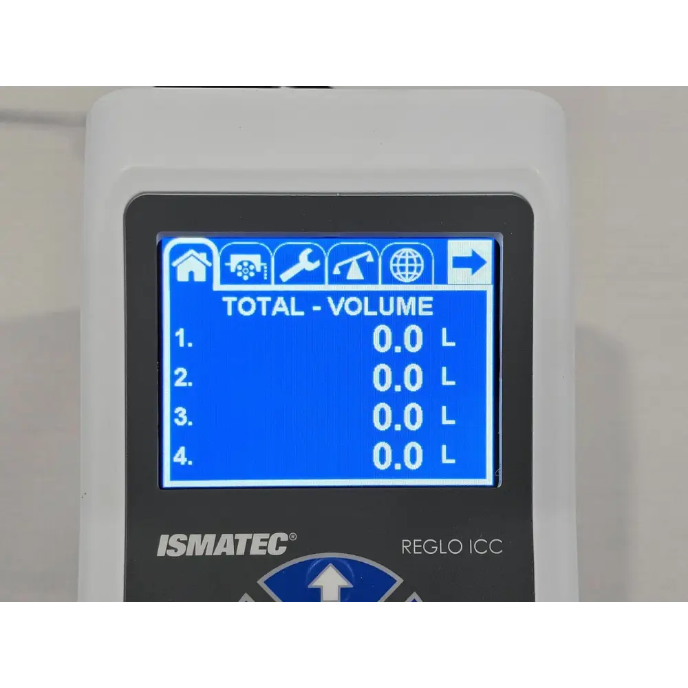 Ismatec Reglo ICC 4-channel pump angled three-quarter view showing full unit