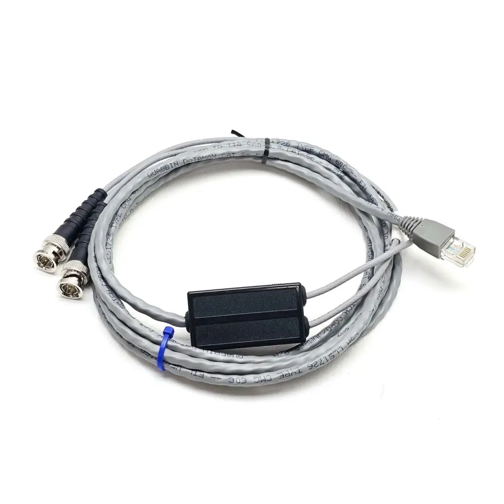 JDSU JD745A CellAdvisor test cables included showing N-type connectors