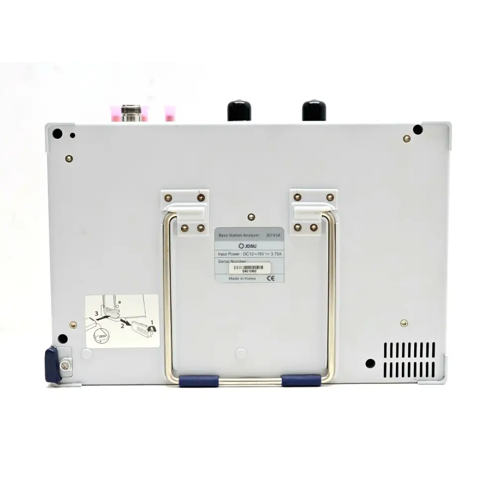 JDSU JD745A CellAdvisor left side panel with interface ports and controls