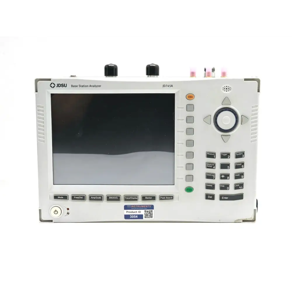 JDSU JD745A CellAdvisor right side panel showing RF connector ports