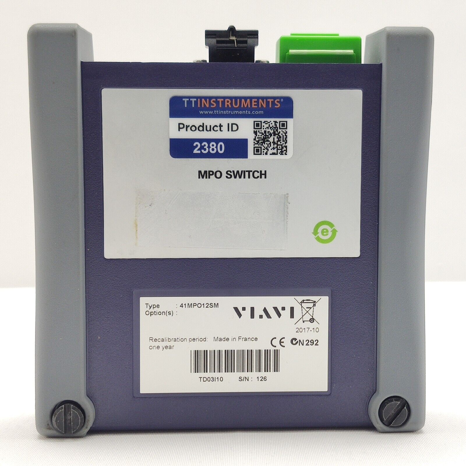 JDSU Viavi 41MPO12SM Multi Fiber MPO Based OTDR Switch Module w/ Accessories