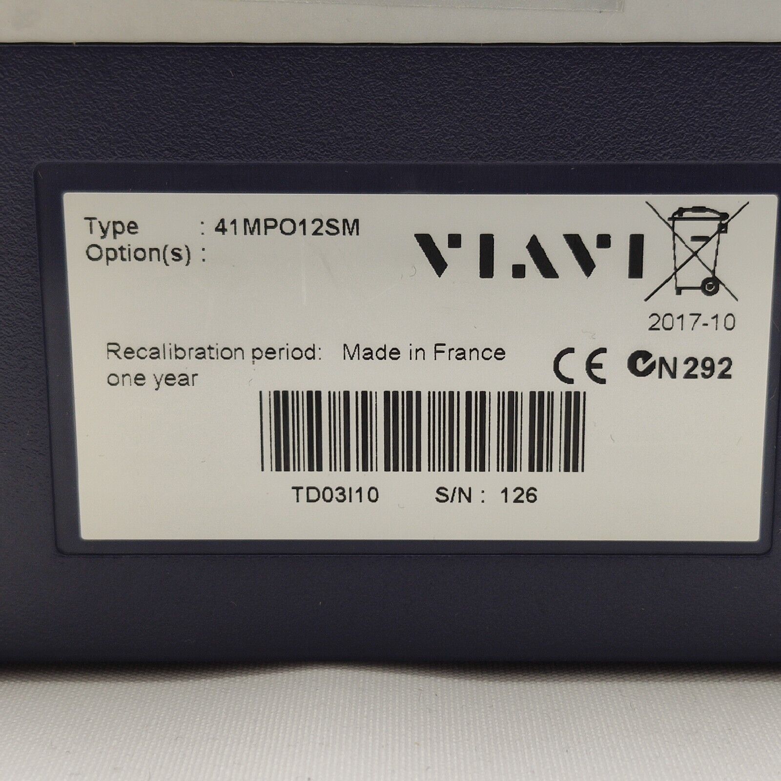 JDSU Viavi 41MPO12SM Multi Fiber MPO Based OTDR Switch Module w/ Accessories