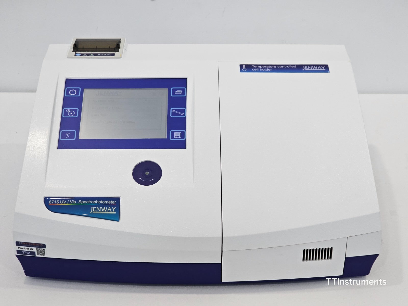 Jenway 6715 UV/VIS Spectrophotometer 190–1100 nm Functional Self-Tests Passed