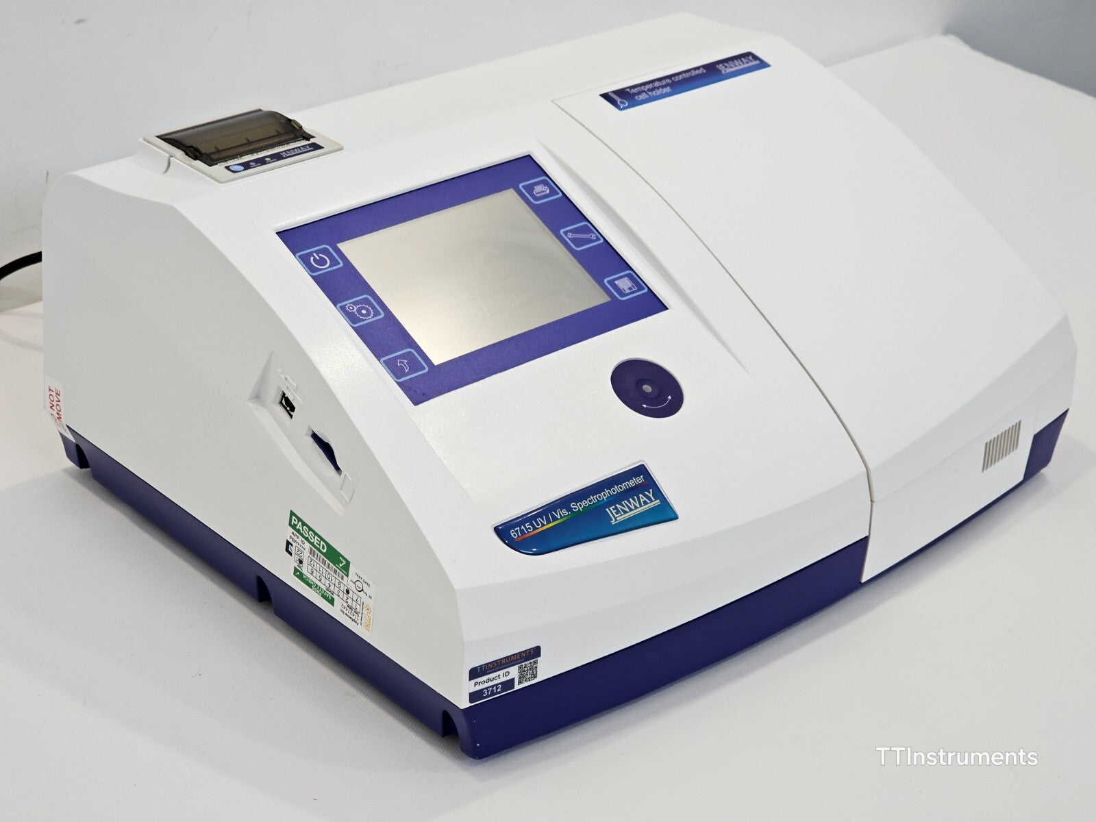 Jenway 6715 UV/VIS Spectrophotometer 190–1100 nm Functional Self-Tests Passed