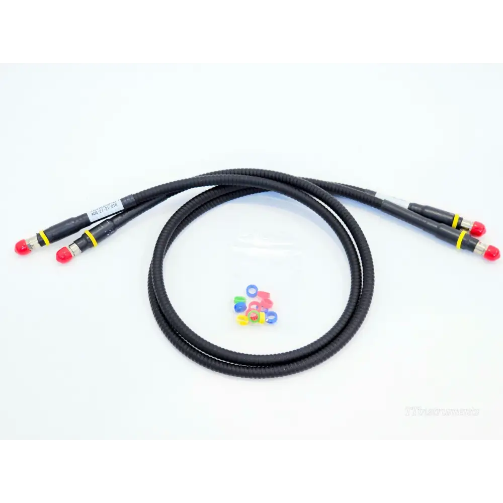 Junkosha Junflon J12J103220-00-1 0.8m K connector skew match cable pair with coloured ID rings