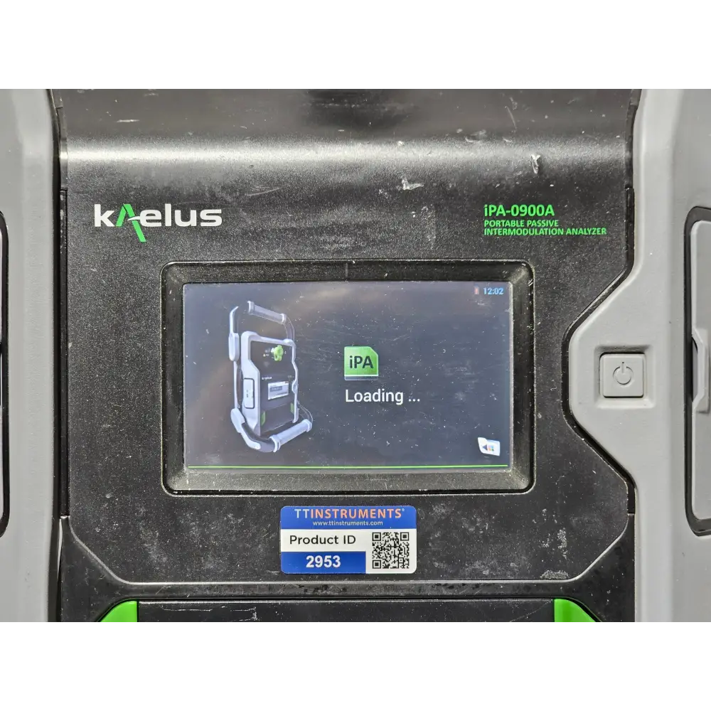 Kaelus iPA-0900A RF connector ports close-up detail