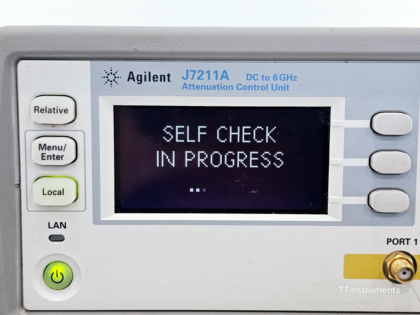 Keysight Agilent J7211A Attenuation Control Unit DC to 6 GHz 121 dB 1 dB Step