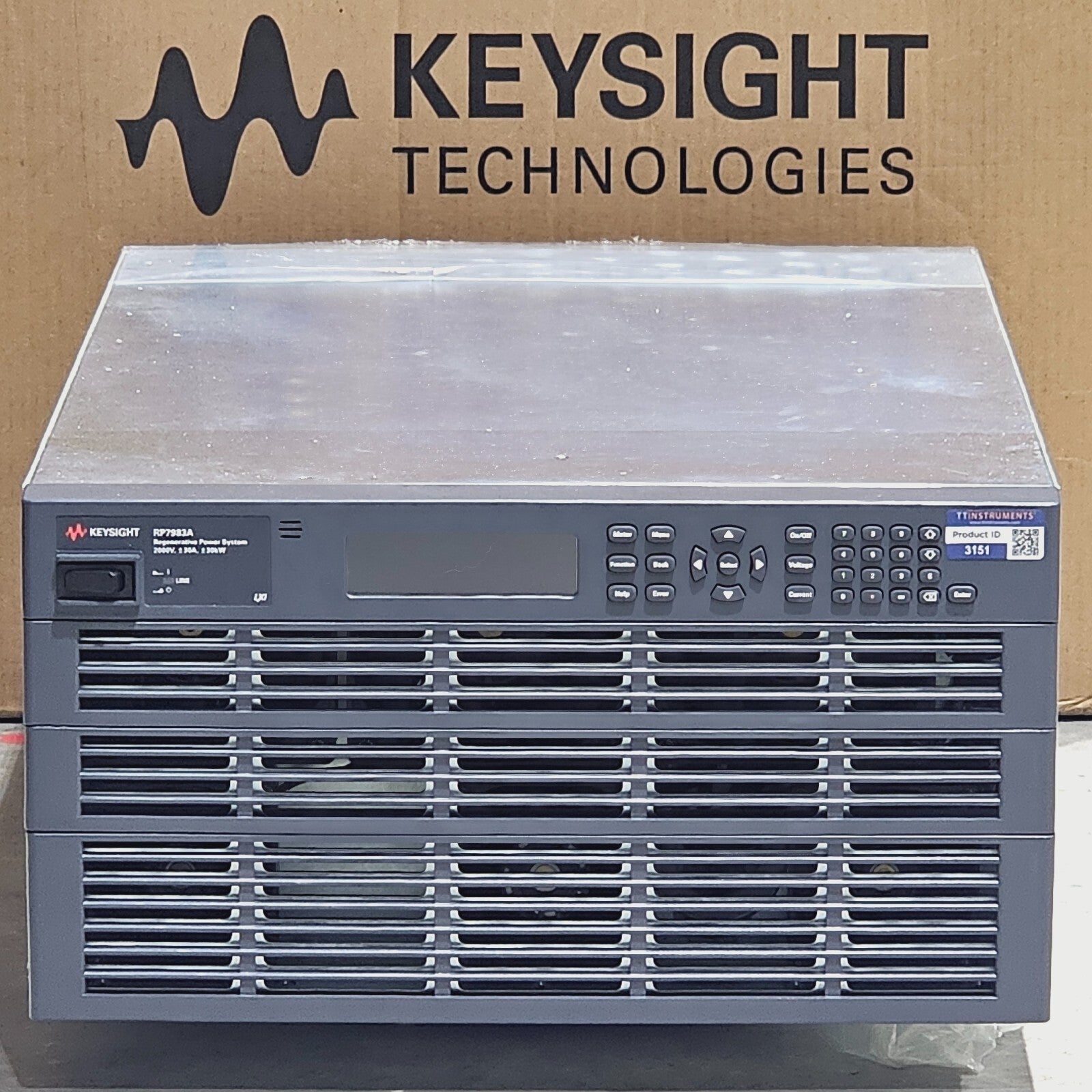 Keysight Agilent RP7983A Regenerative Power System PV Mod 2000V / +/-30A / 30 kW