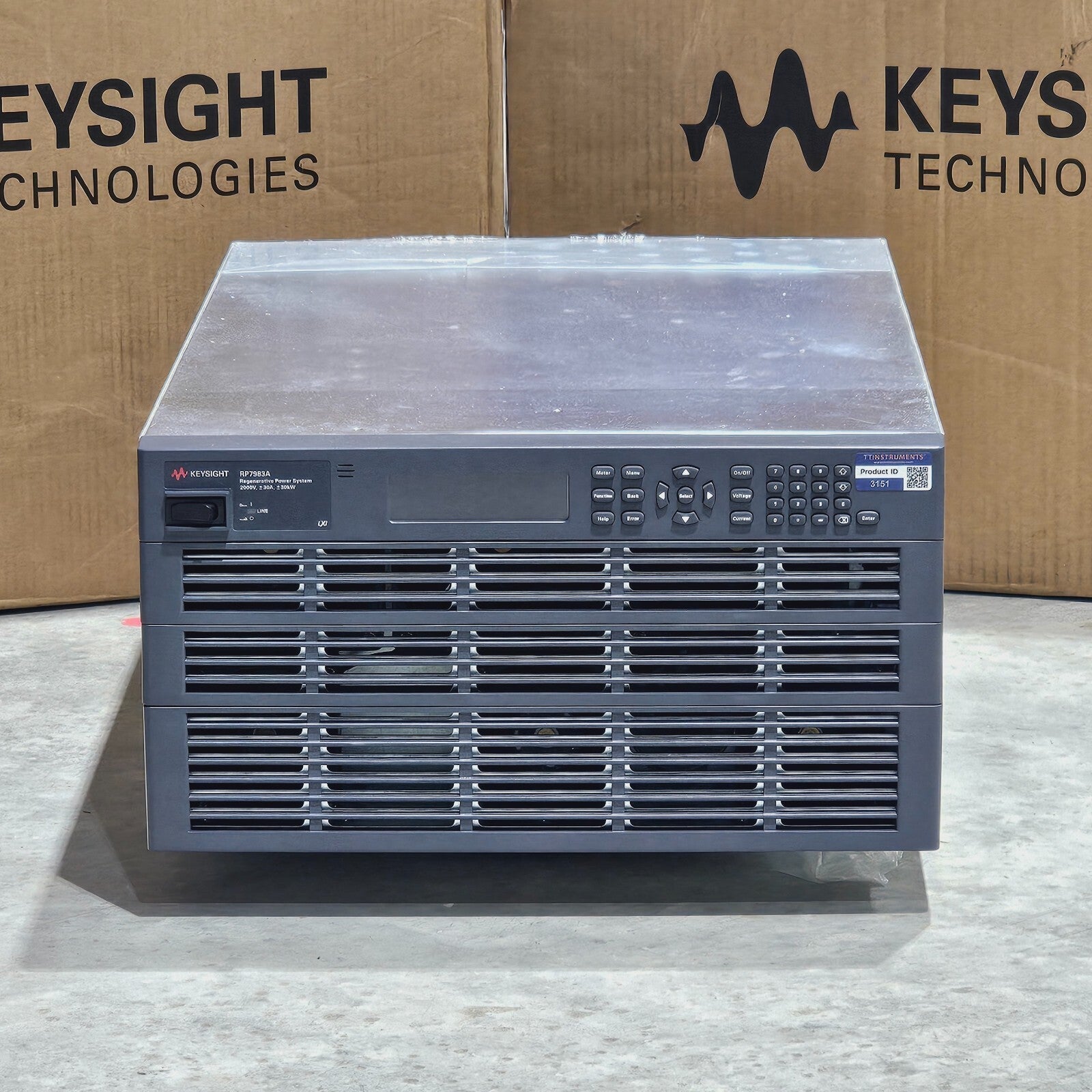 Keysight Agilent RP7983A Regenerative Power System PV Mod 2000V / +/-30A / 30 kW