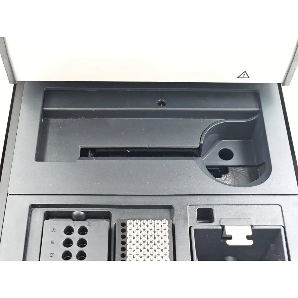 Agilent 4150 TapeStation G2992A full system setup with laptop on laboratory bench