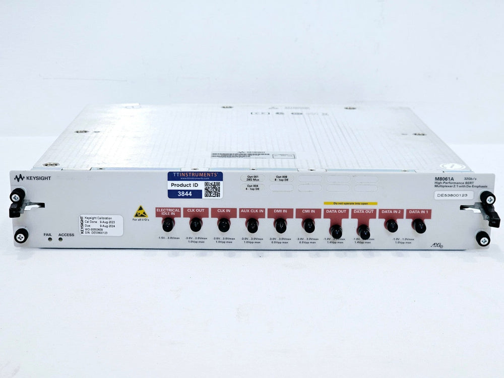 Keysight M8061A-ATO-36772 J-BERT 32 Gbaud High-Performance – TT Instruments