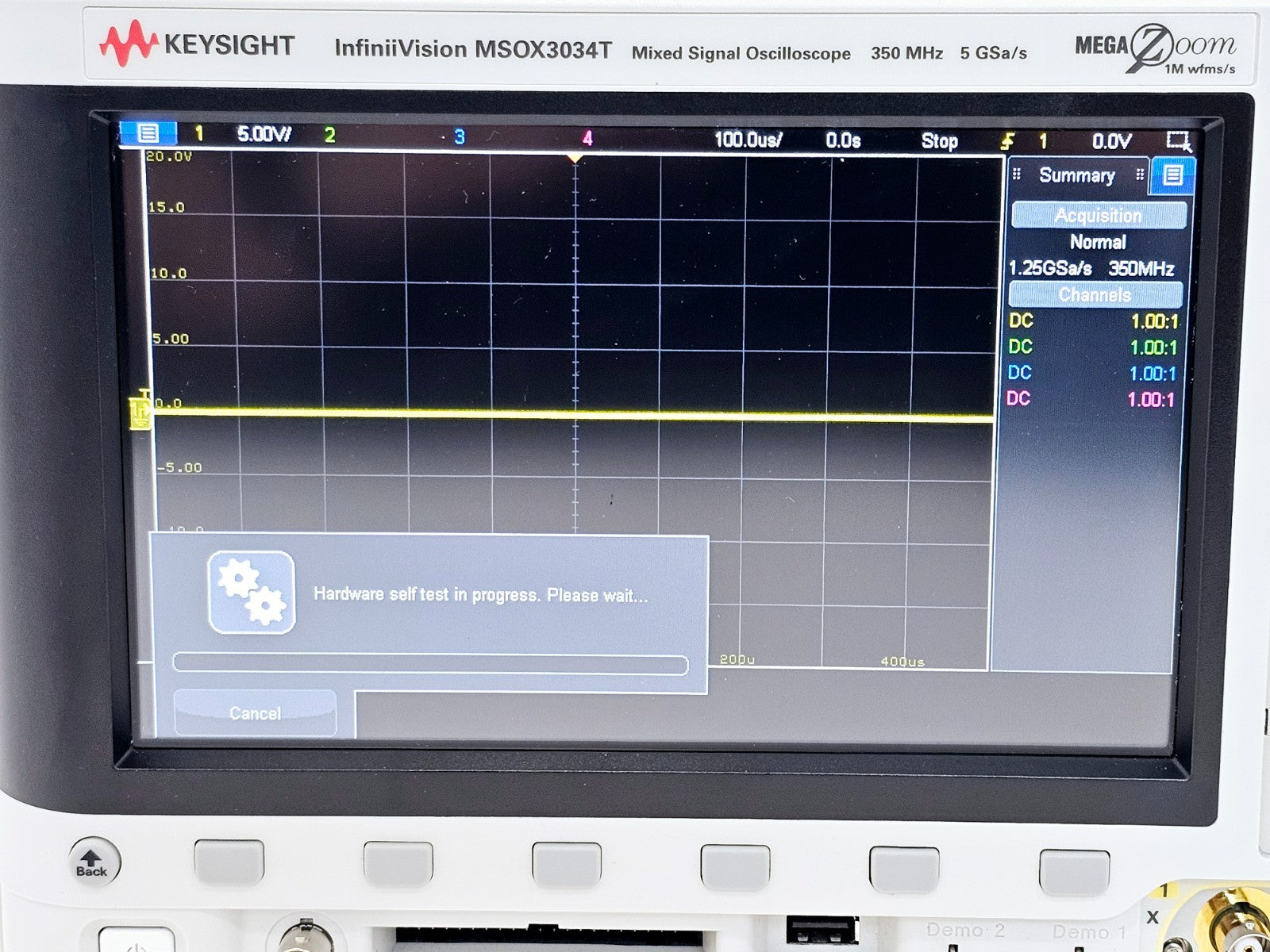 Keysight MSOX3034T 4+16CH 350 MHz Mixed Signal Oscilloscope MSO-X 3034T + N2843A