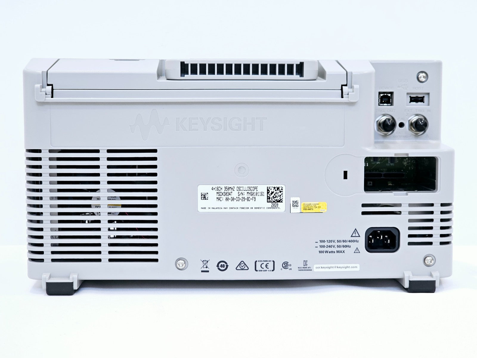 Keysight MSOX3034T 4+16CH 350 MHz Mixed Signal Oscilloscope MSO-X 3034T + N2843A