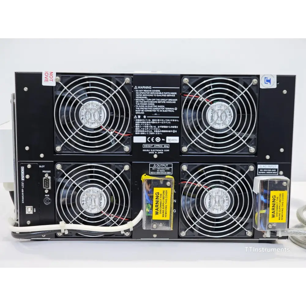 Kikusui PCR4000MA compact bench-top AC power supply, three-quarter left view