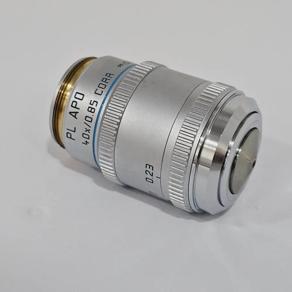 Leica HC Plan 10x/22 M microscope eyepiece 507804, 30mm barrel, front view showing engraved specification markings