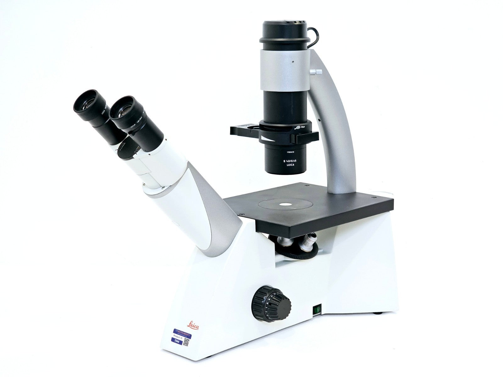 Leica DMi1 Inverted Microscope w/ Flexacam C1 Camera 4x 10x 20x Objectives + PC