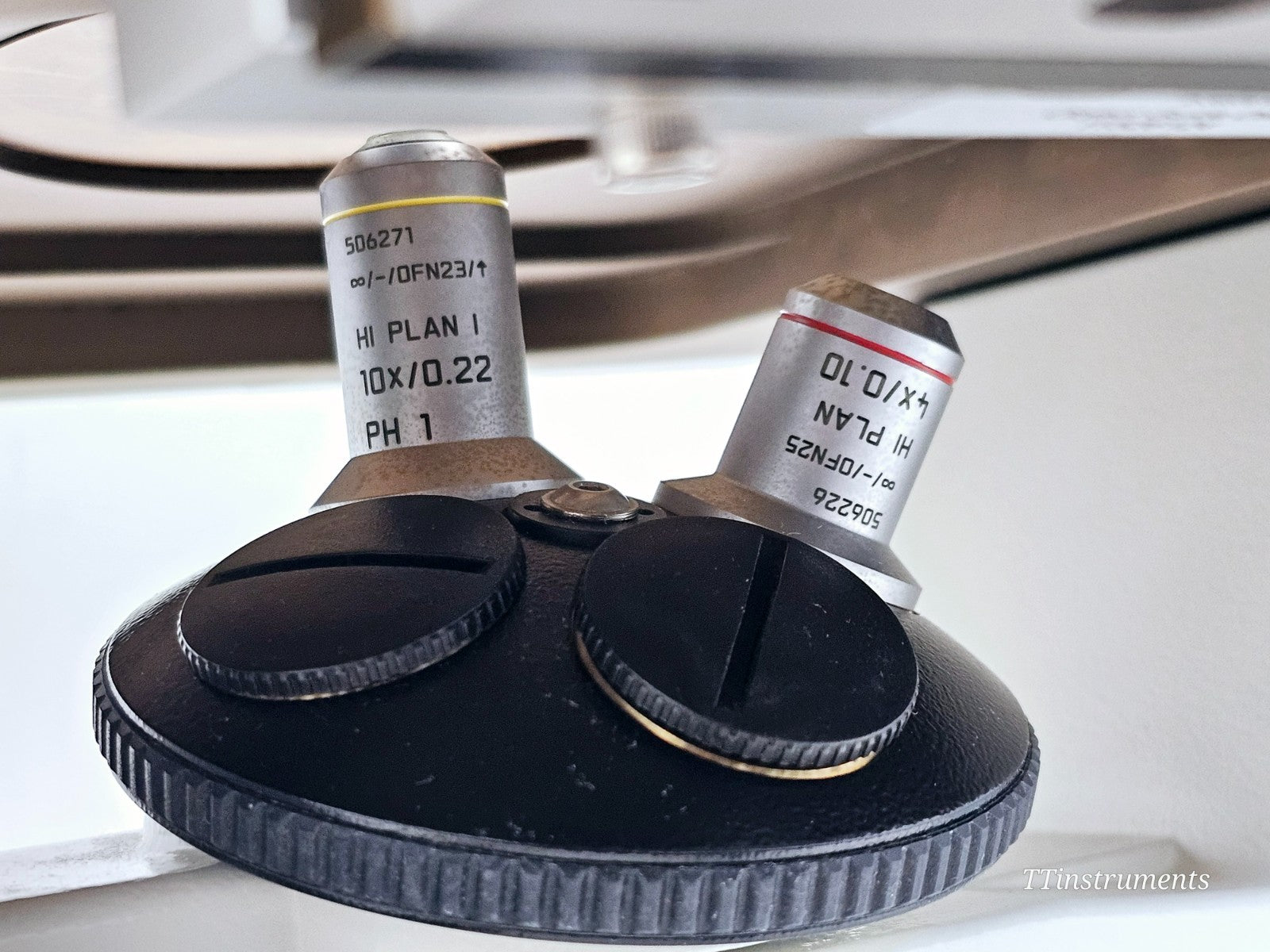 Leica DMi1 Inverted Microscope w/ Flexacam C1 Camera 4x 10x Objectives