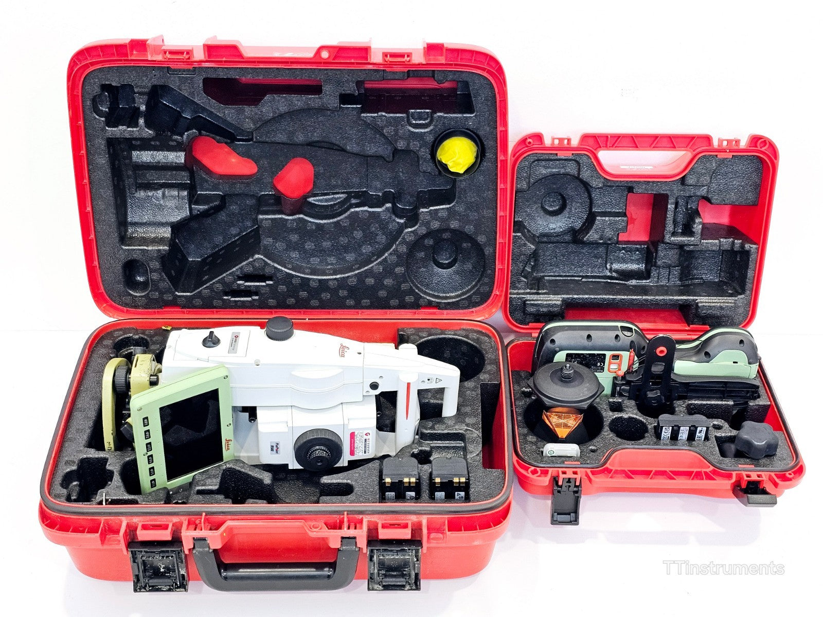 Leica TS16 P 1" R500 Robotic Total Station CS20 3.75G Prism Serviced April 2025