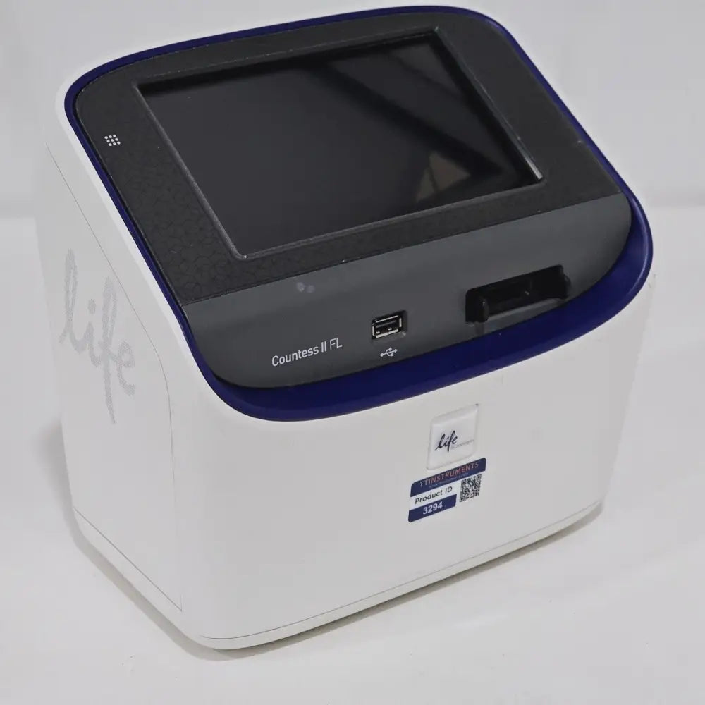 Countess II FL AMQAF1000 rear panel showing EVOS light cube bay and USB data port