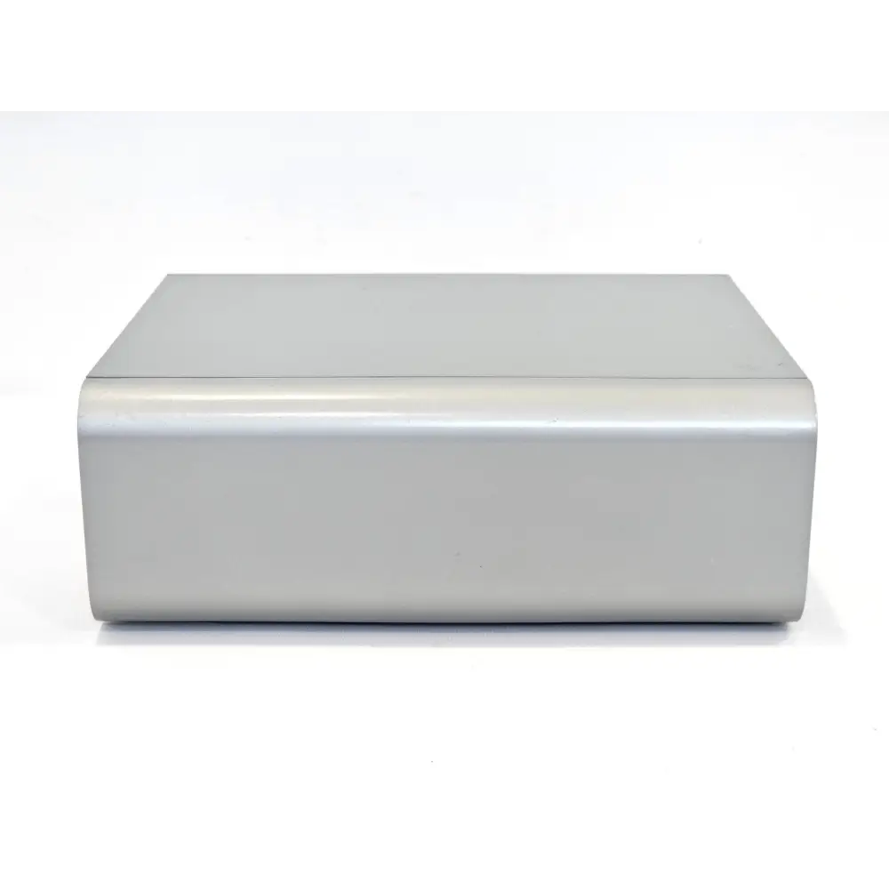 Lonza 4D-Nucleofector X Unit left side view showing clean silver aluminium enclosure with no visible damage