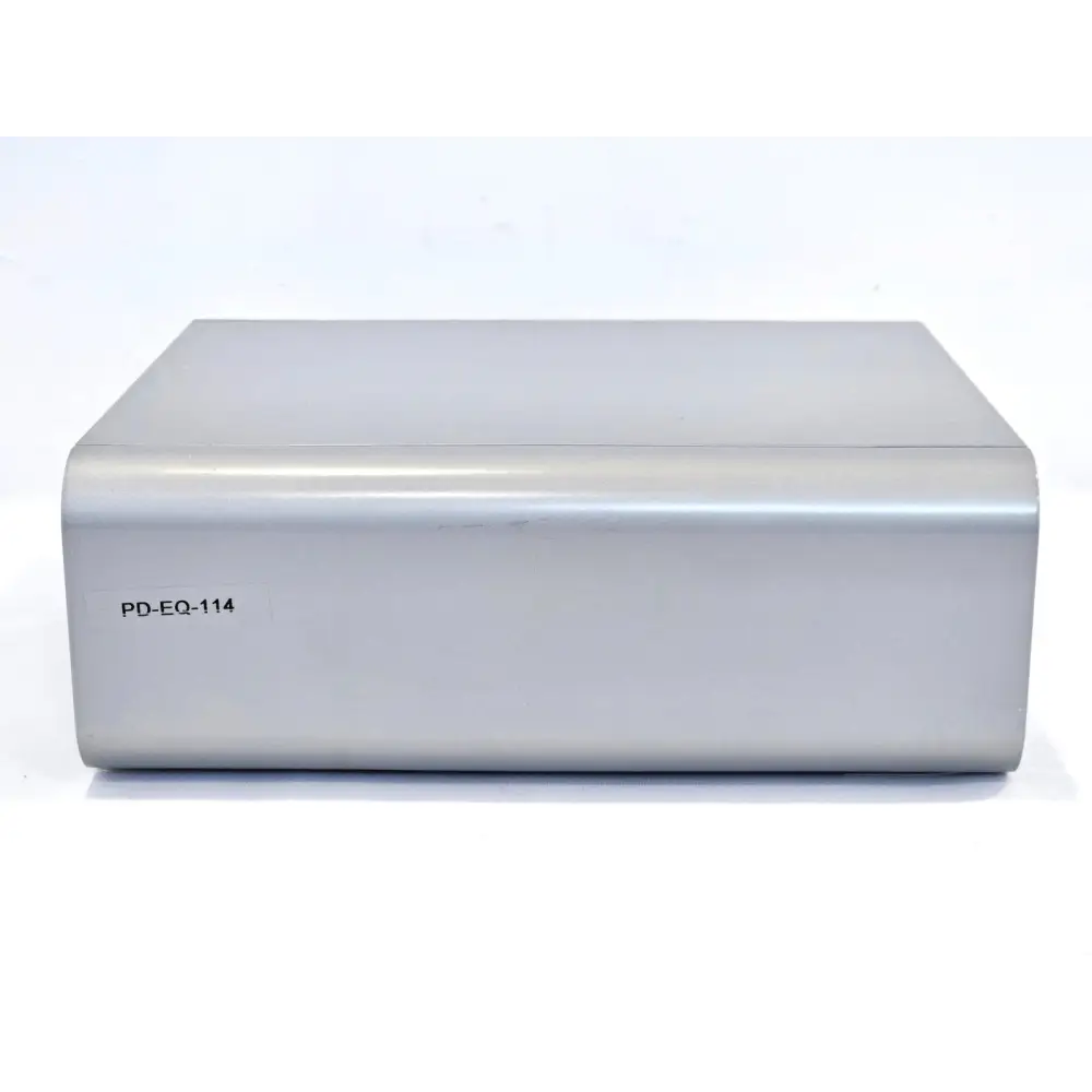 Lonza 4D-Nucleofector X Unit right side view showing silver aluminium casing with PD-EQ-114 label