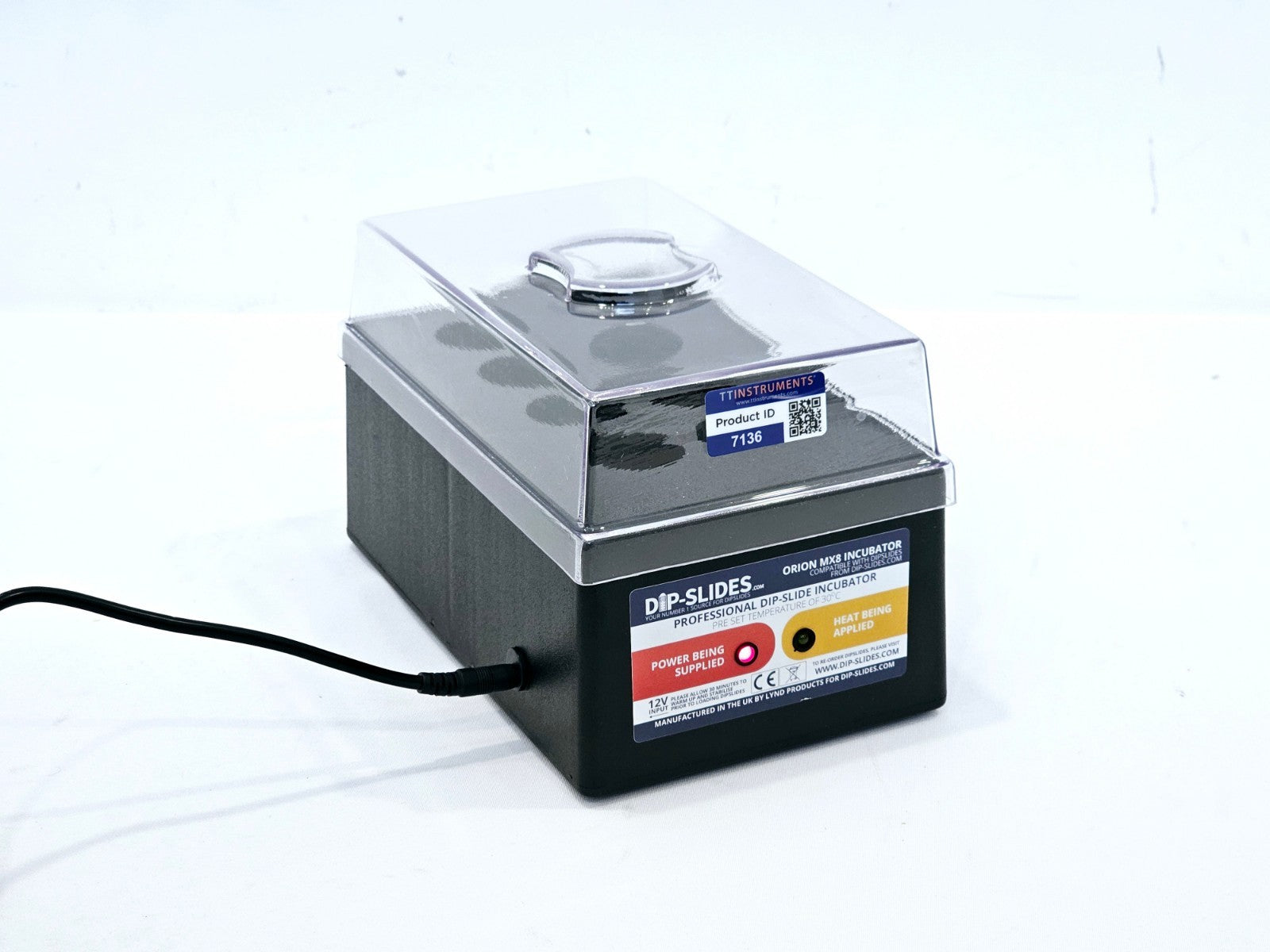 Lynd Products Orion MX8 Professional Dip-Slide Incubator 30C