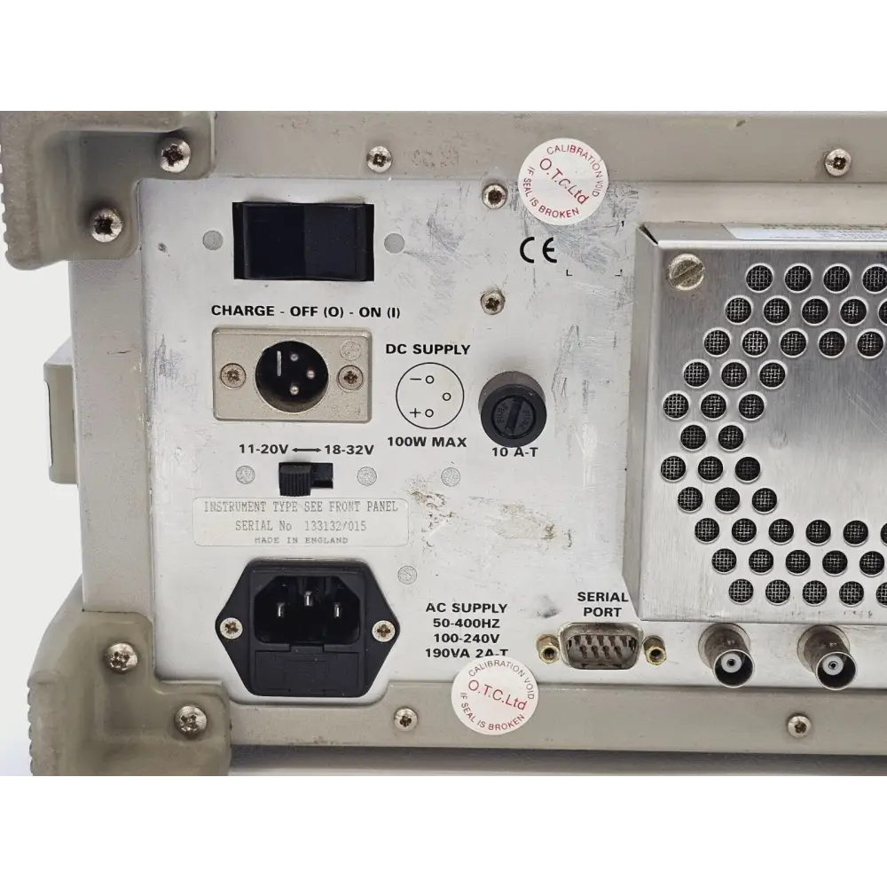 Marconi 2945A communications service monitor left side and top housing detail