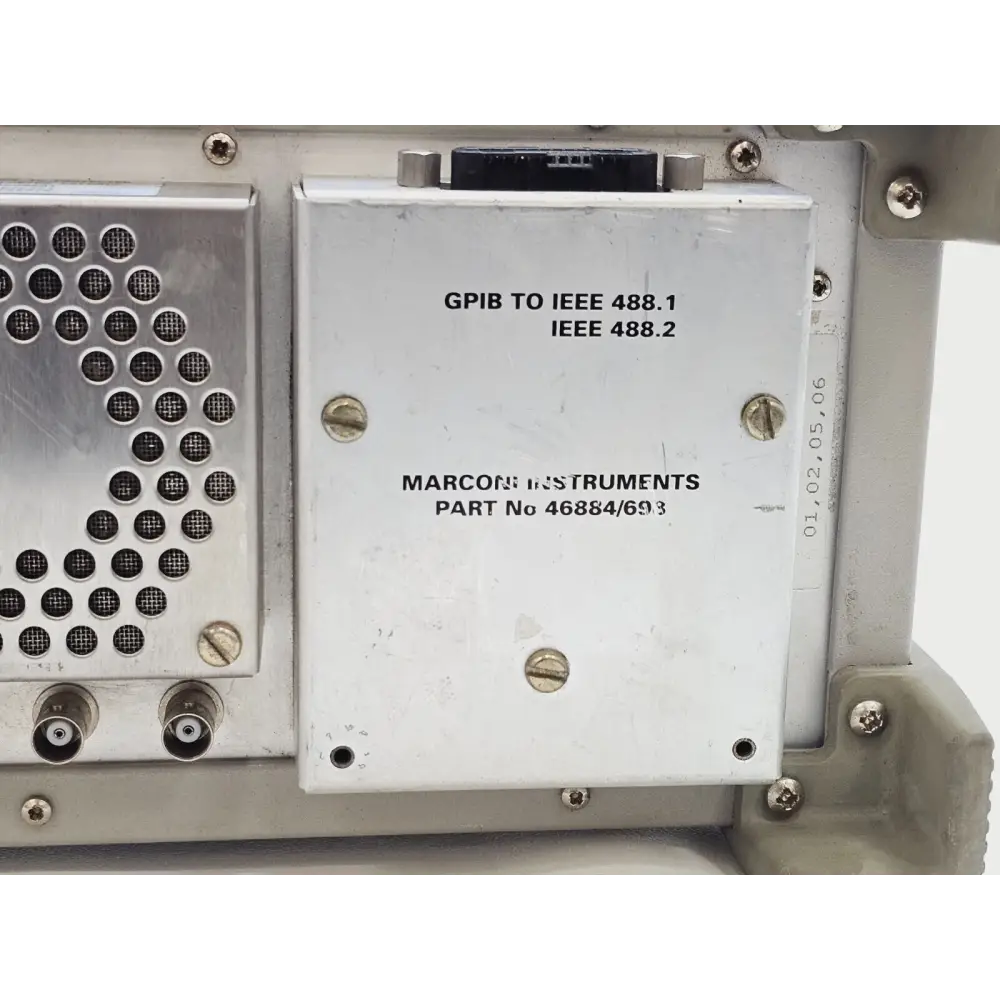 Marconi 2945A 1GHz radio comms test set overall unit showing portable form factor