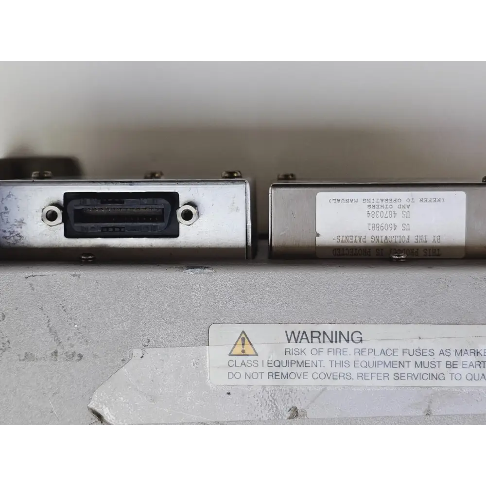 Marconi 2945A system info screen displayed on built-in LCD during self-test