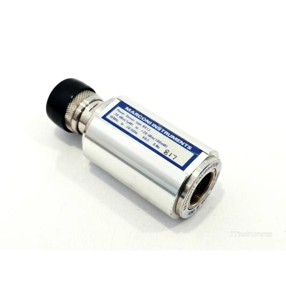 Marconi 6913 RF power sensor with MPC 3.5 mm male connector, front view