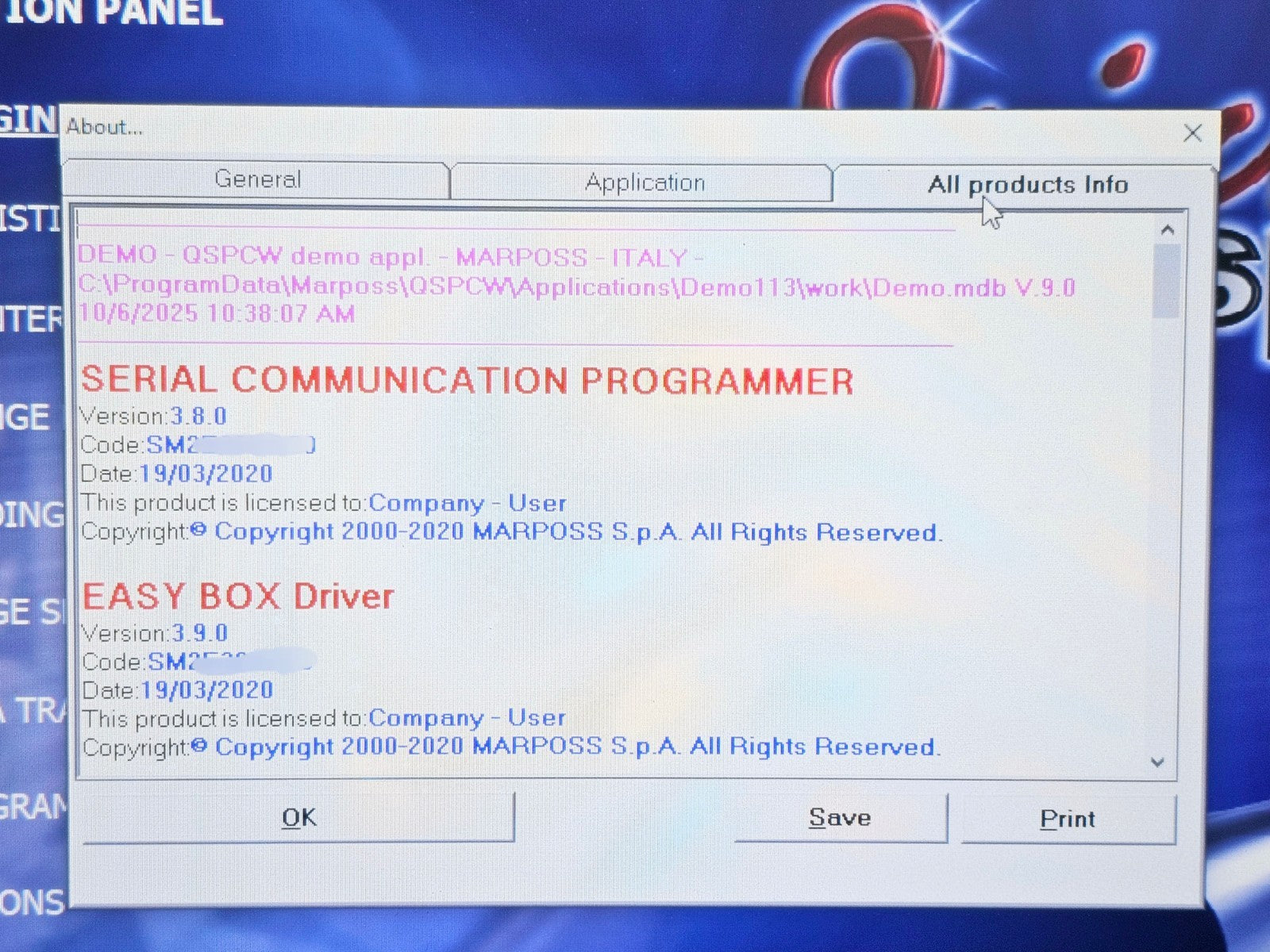 Marposs E9066T B8667J01143 15" Industrial Gauging System w/ Gaugepod Interface**