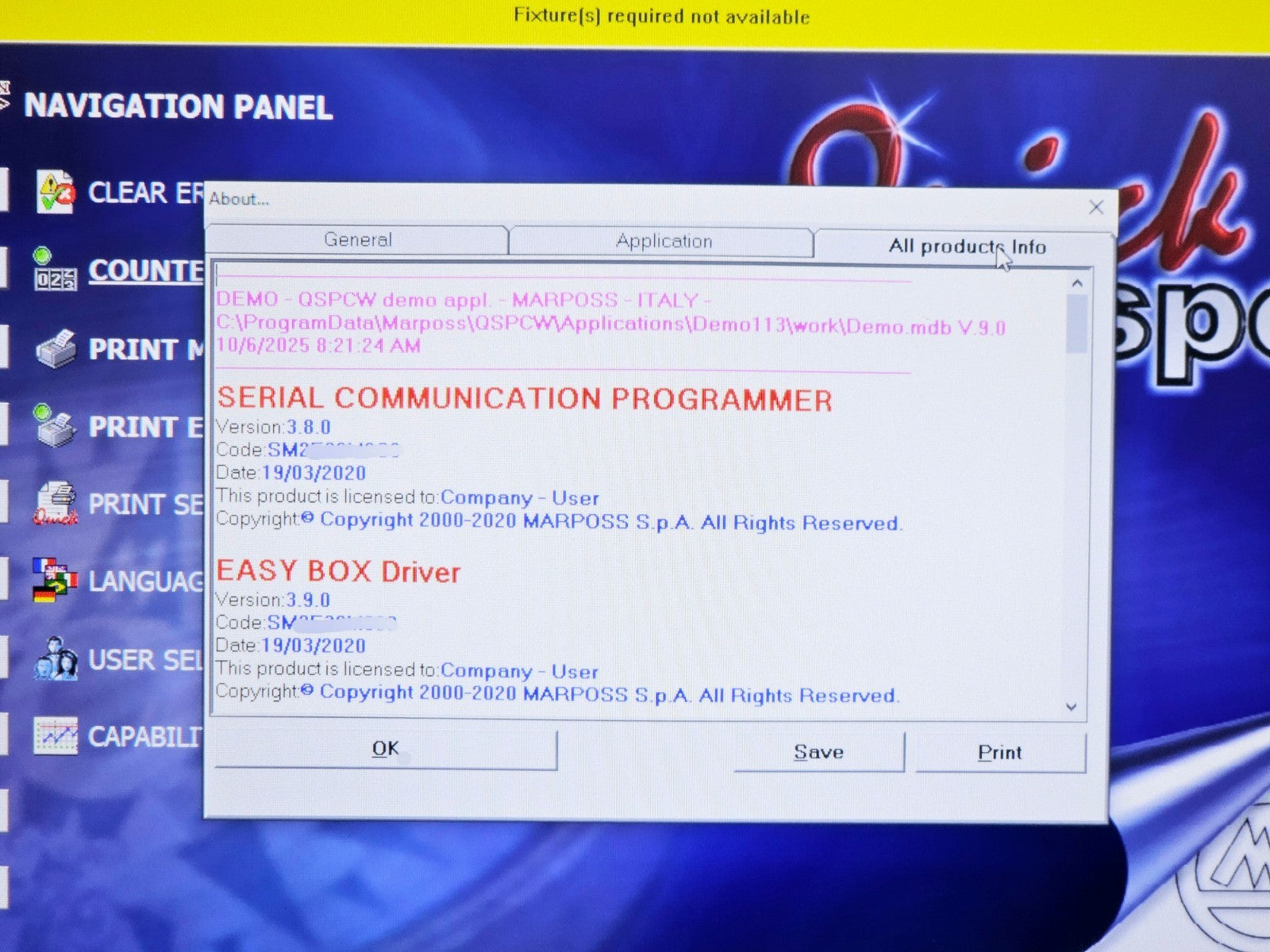 Marposs E9066T B8667J01143 Industrial Gauging Computer 15" w/ Power Supply New