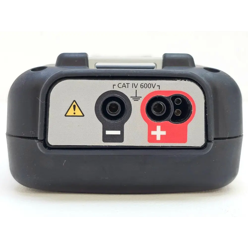 Megger MIT420/2 insulation tester displayed with red and black silicone test leads and crocodile clips