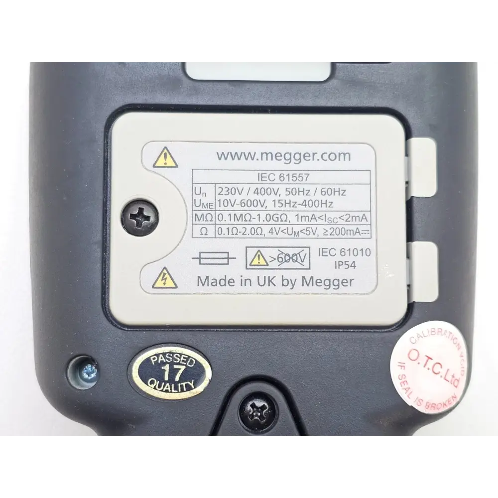 Megger MIT420/2 shown with SP5 remote switched probe accessory