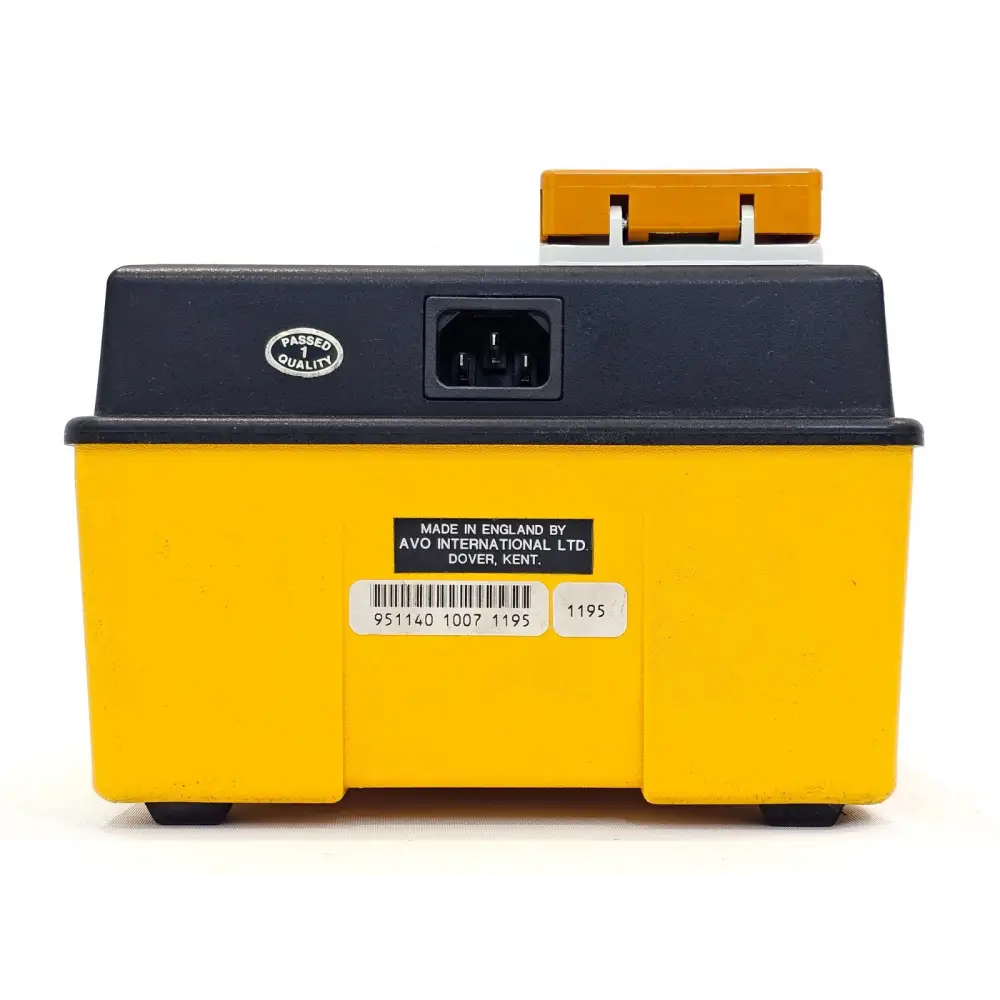 Megger PAT32 tester left side panel detail with BS4343 CEE17 110V appliance test socket