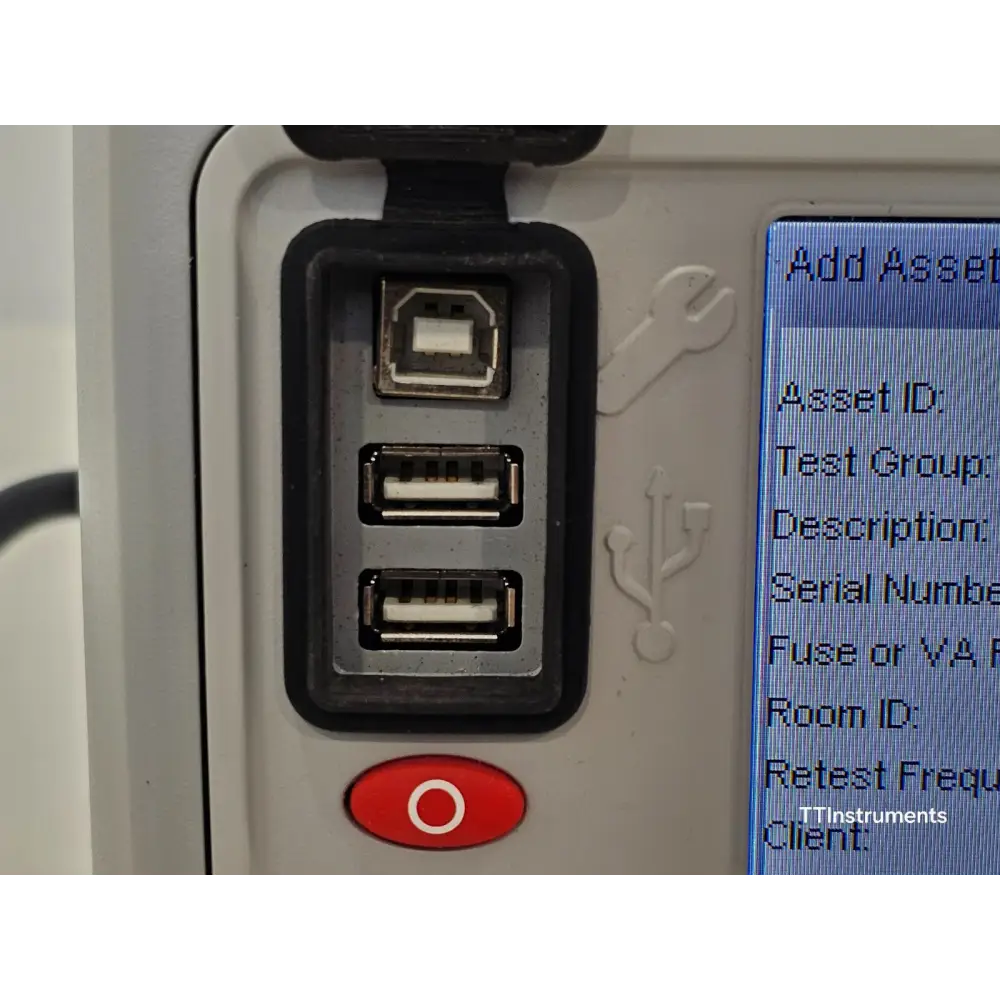 Megger PAT420 display showing insulation resistance test result on colour screen