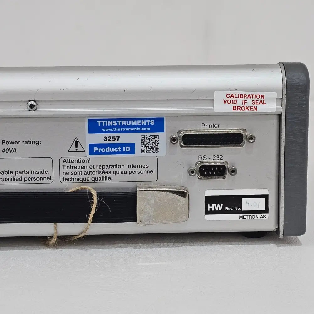 Metron QA-1290 NIBP Analyser angled three-quarter view of full unit