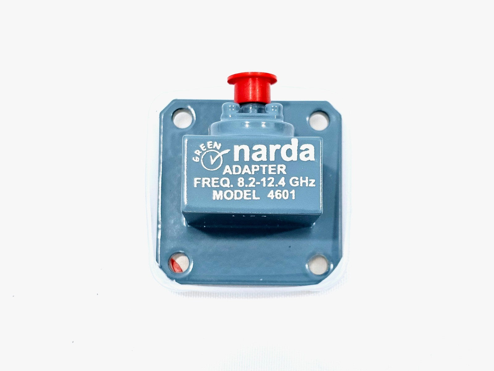 Narda 4601 WR-90 Waveguide To Coaxial Adapter SMA-F 8.2GHz to 12.4GHz VSWR 1.25