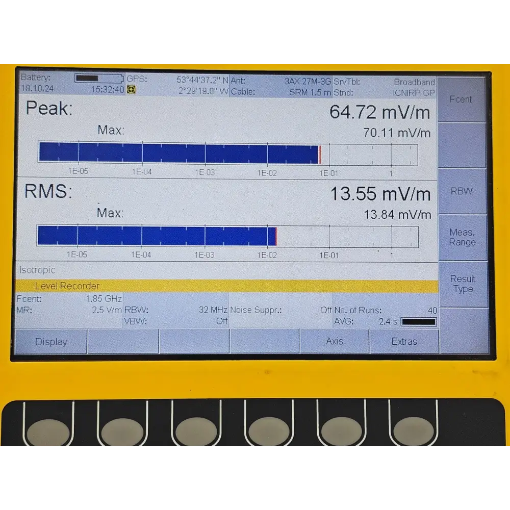 Narda SRM-3006 Selective Radiation Meter 3006/01 + 3501/03 Probe 27 MHz - 3 GHz16