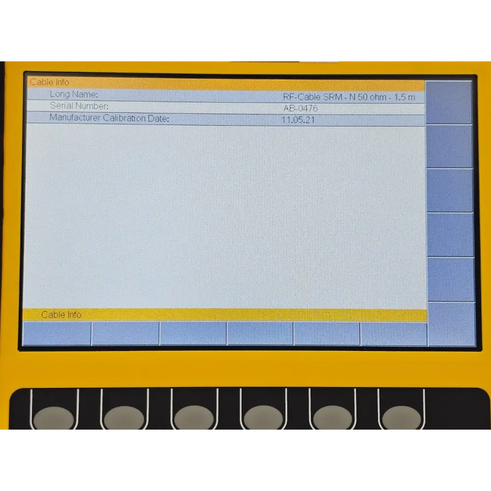 Narda 3501/03 isotropic triaxial E-field probe head detail showing three orthogonal sensors