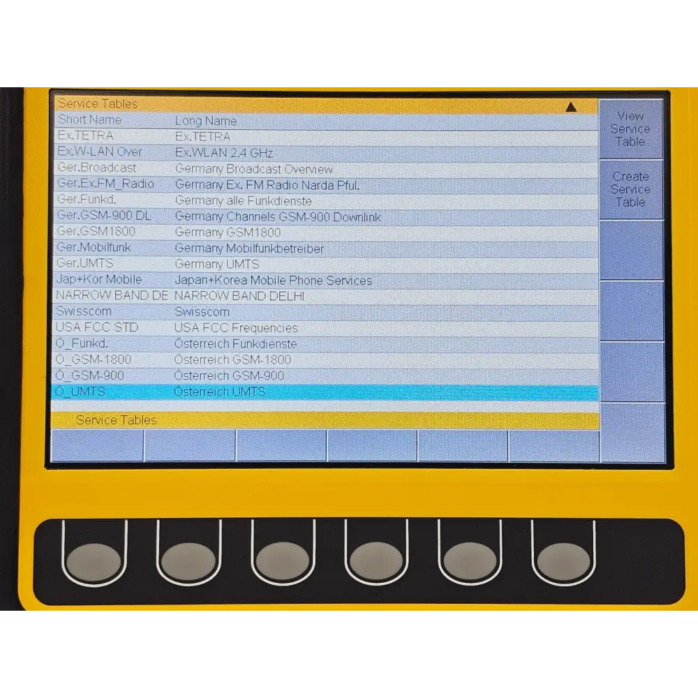 Narda SRM-3006 selective radiation meter hard carry case exterior view