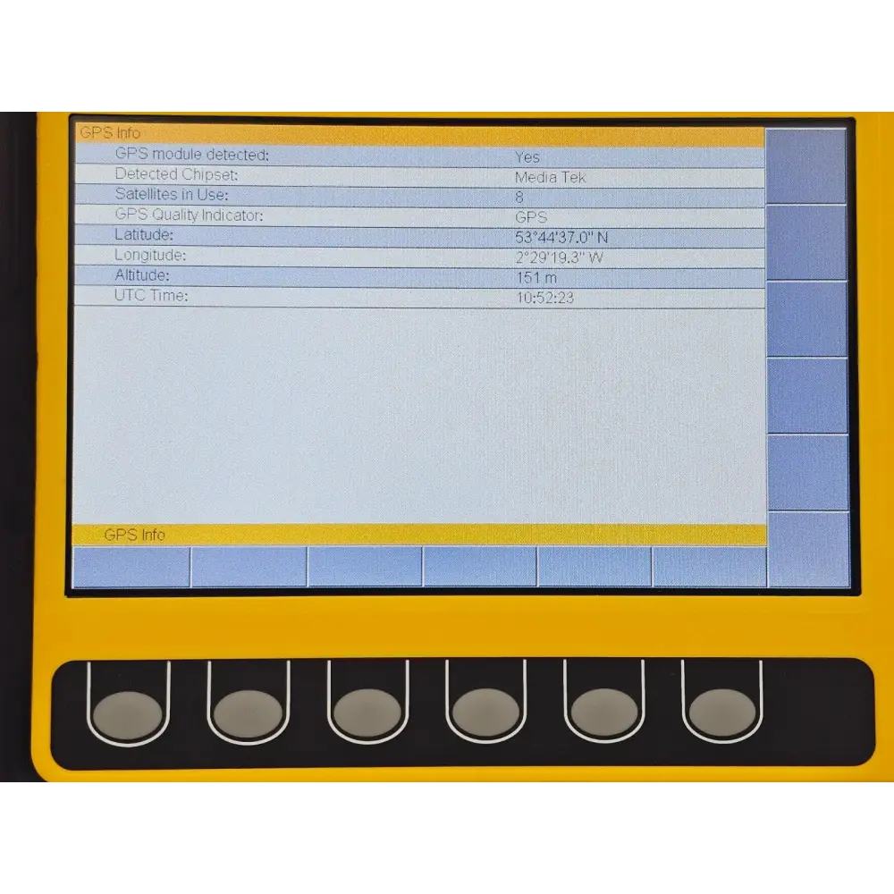 Narda SRM-3006 with 3501/03 probe assembled as handheld unit for on-site EMF measurement
