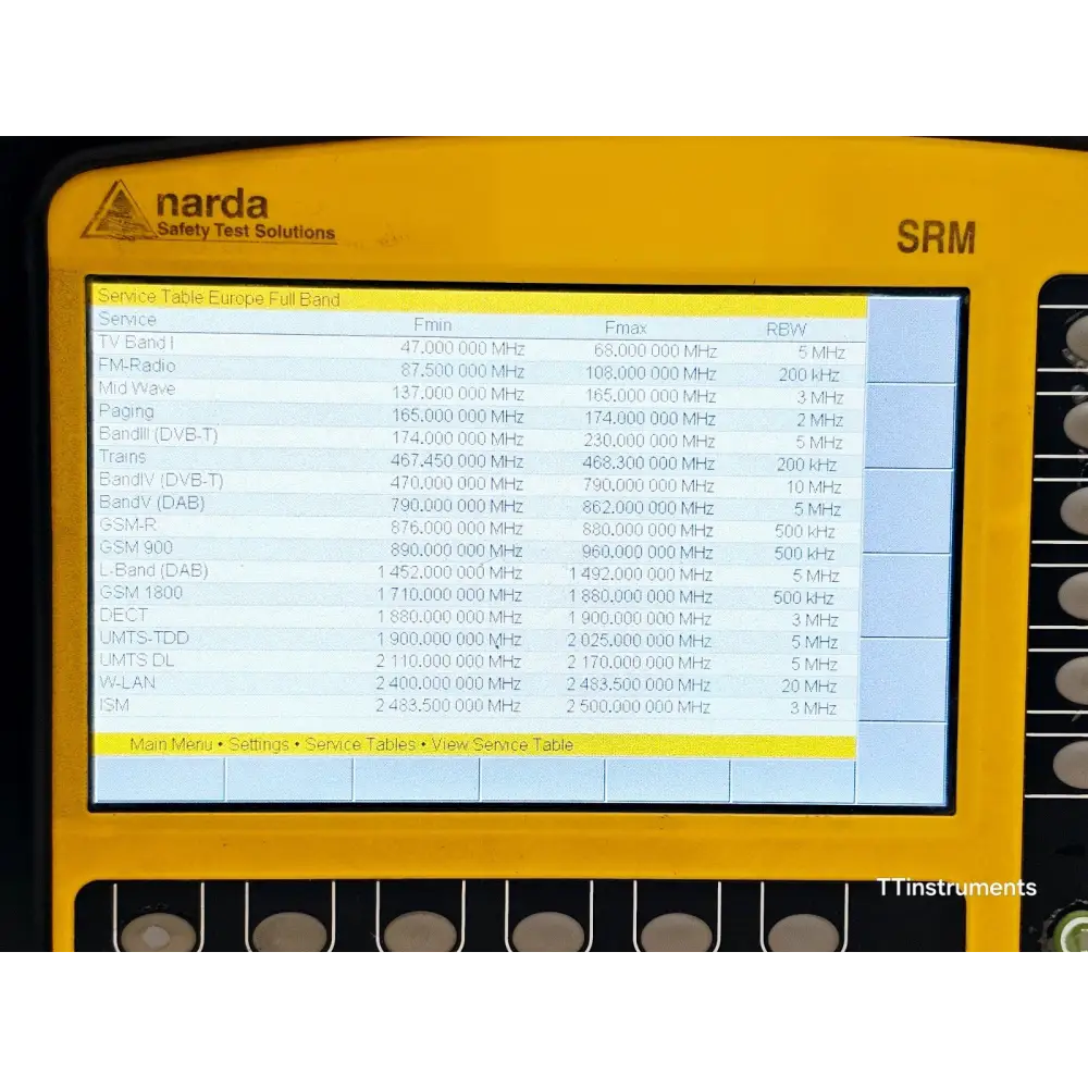 Narda SRM-3006 Selective Radiation Meter 3006/01 Mainframe only, No Probe16