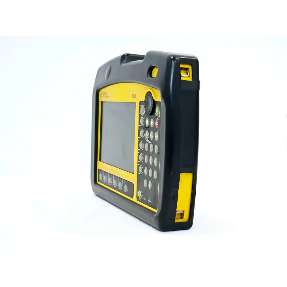 Narda SRM-3006 right-side view showing carry strap lugs and robust black rubber housing