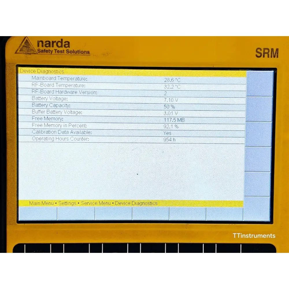 Narda SRM-3006 Selective Radiation Meter 3006/01 Mainframe only, No Probe12