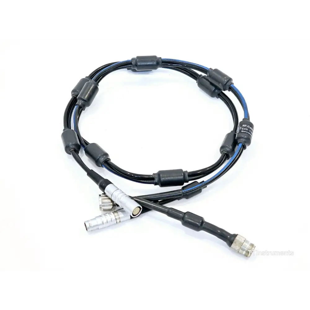 Narda SRM-3006 close-up of multi-pin antenna interface connector