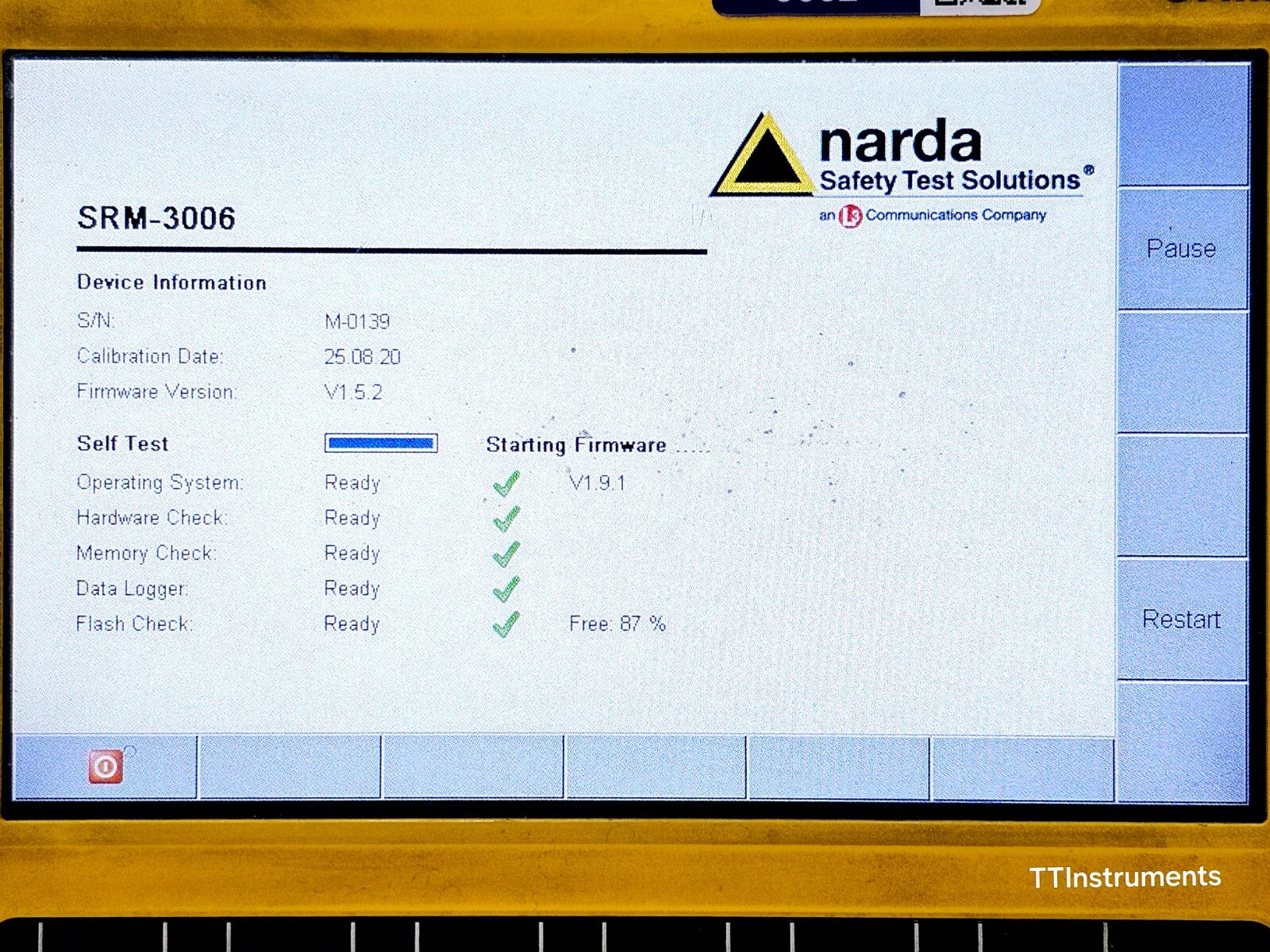 Narda SRM-3006 Selective Radiation Meter 9 kHz-6 GHz