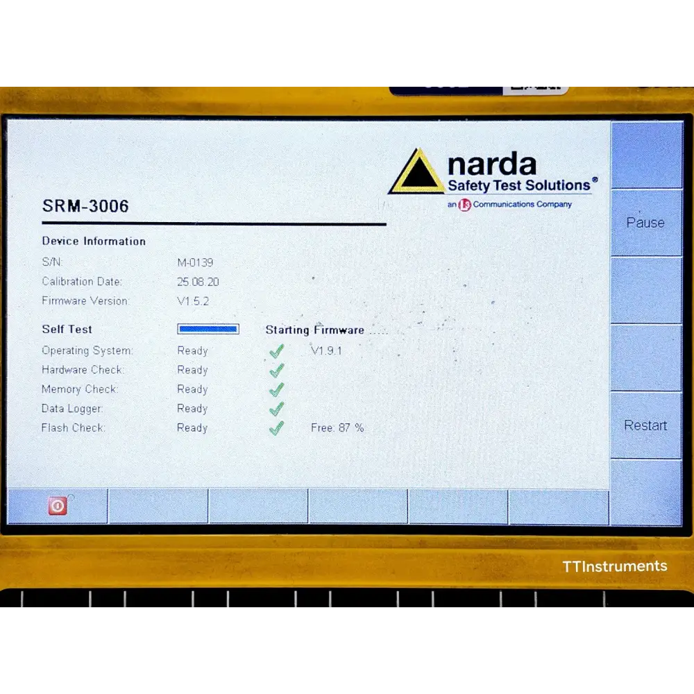 Narda 3006/01 RF cable 9 kHz to 6 GHz 1.5 m with multi-pin and N-type connectors